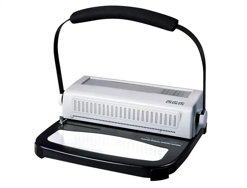 [78095] Encuadernadora para espiral yosan 64u paso 5:1 perfora 20 hojas tamaño din a4 encuaderna hasta 450 hojas