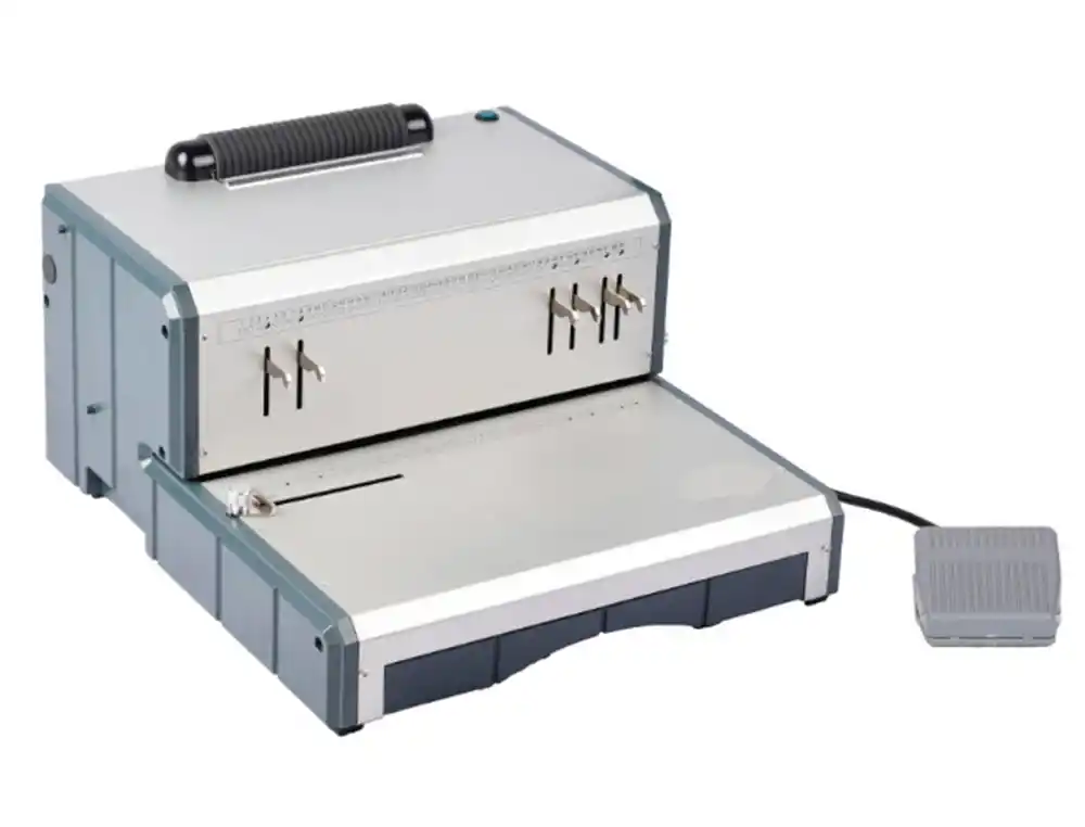 [75448] Encuadernadora electrica p164 yosan 5:1 paso 64 perfora 25 hojas tamaño a4 encuaderna hasta 50 mm. con insertador