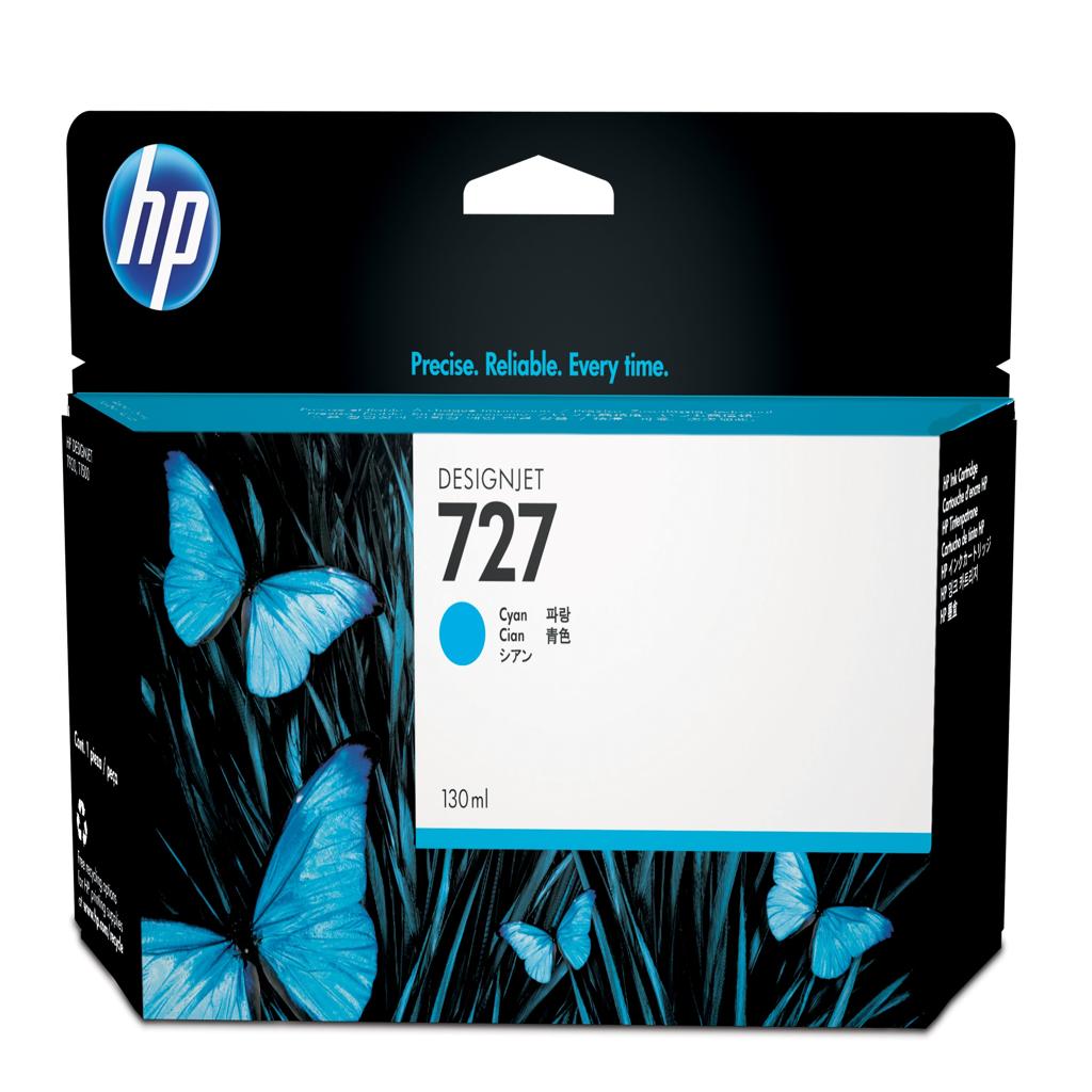 HP Designjet T920/T1500 Nº727 Cartucho Cian Alta 130ml