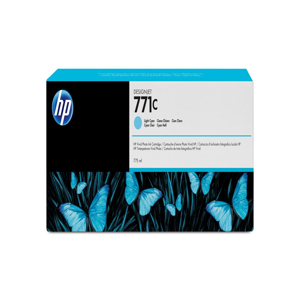 [55549] [B6Y12A] HP Cartucho GF para Z6200 LCY 771C 775ml Cyan Claro