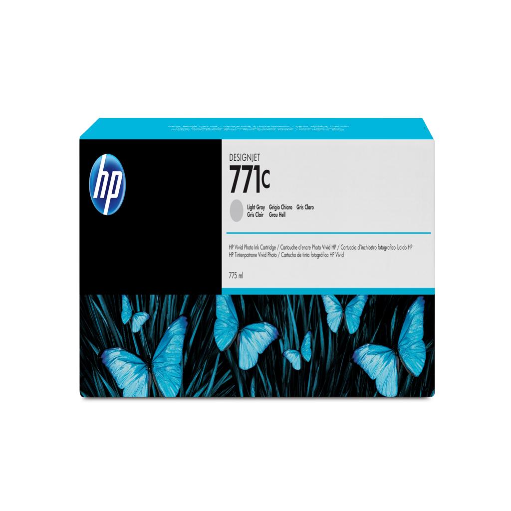 [30216] [B6Y14A] HP Cartucho GF para Z6200 Gris claro 771C 775ml