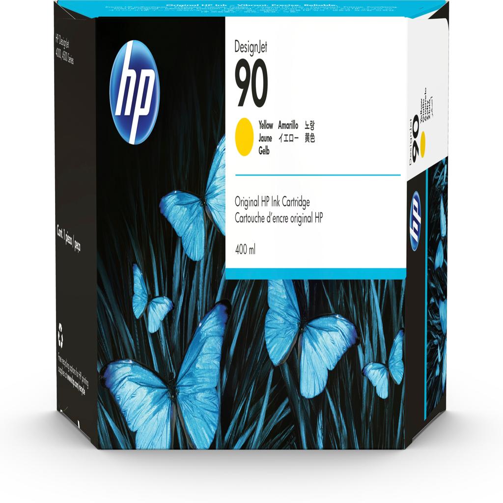 [3293] [C5065A] HP Designjet 4000 Cartucho Amarillo Nº90, 400ml.