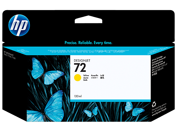 [11411] [C9373A] HP Designjet T610/1100 Cartucho Amarillo nº72 (130ml)