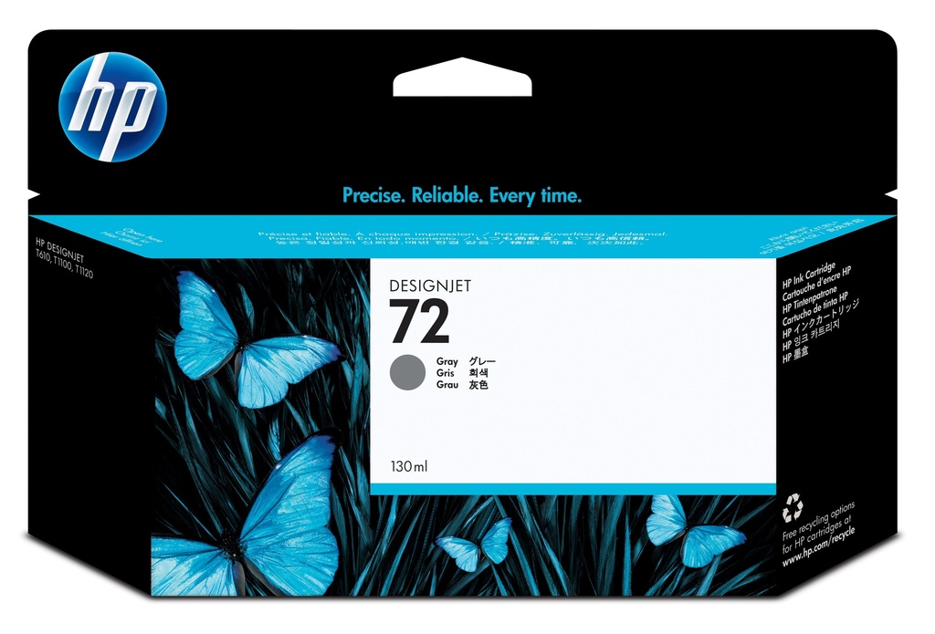 [11430] [C9374A] HP Designjet T-610/1100 Cartucho Gris nº72 (130ml)