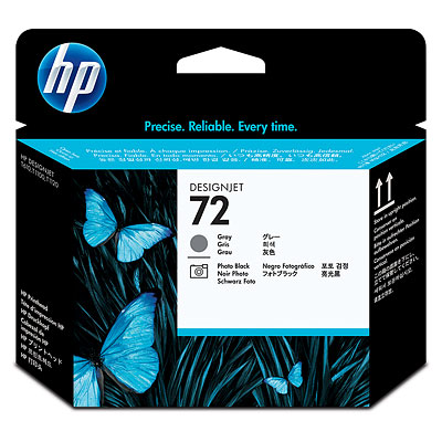 [11400] [C9380A] HP Designjet T610/1100 Cabezal gris y negro fotografico nº72