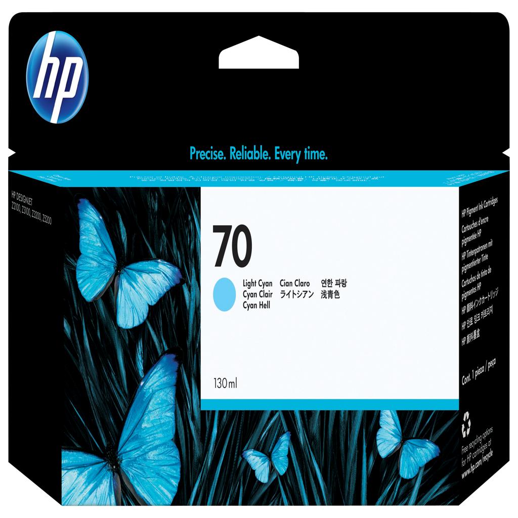 [24611] [C9390A] HP Designjet Z2100/Z3100 Nº70 Cartucho Cian claro