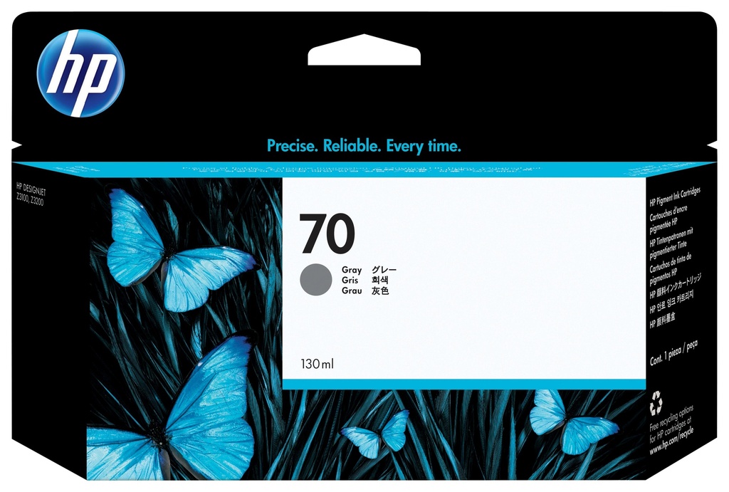 [24591] [C9450A] HP Designjet Z3100/Z3200 Nº70 Cartucho Gris
