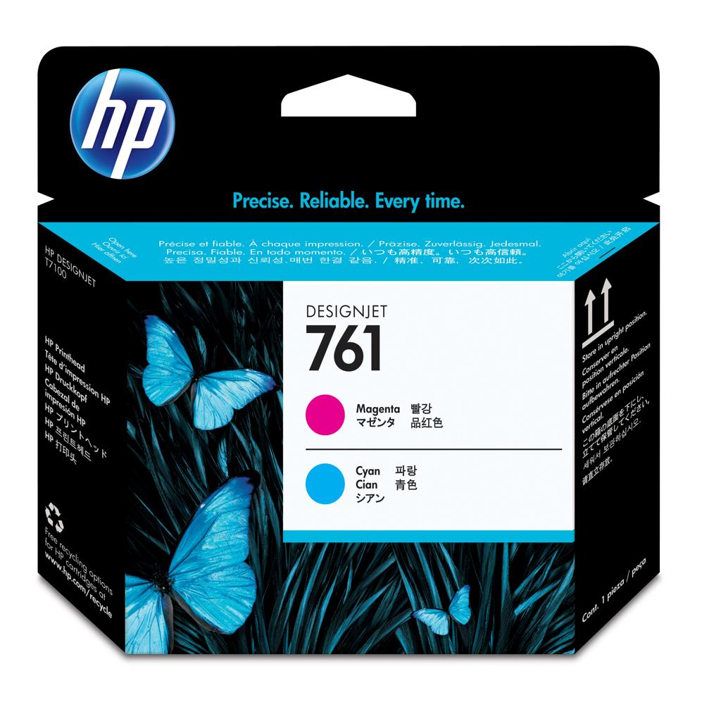 HP Designjet T7100 Cabezal Cian/Magenta nº761