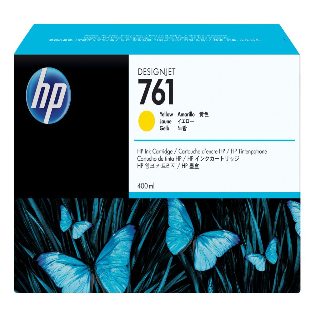 [13705] [CM992A] HP Designjet T7100 Cartucho Amarillo nº761 400ml