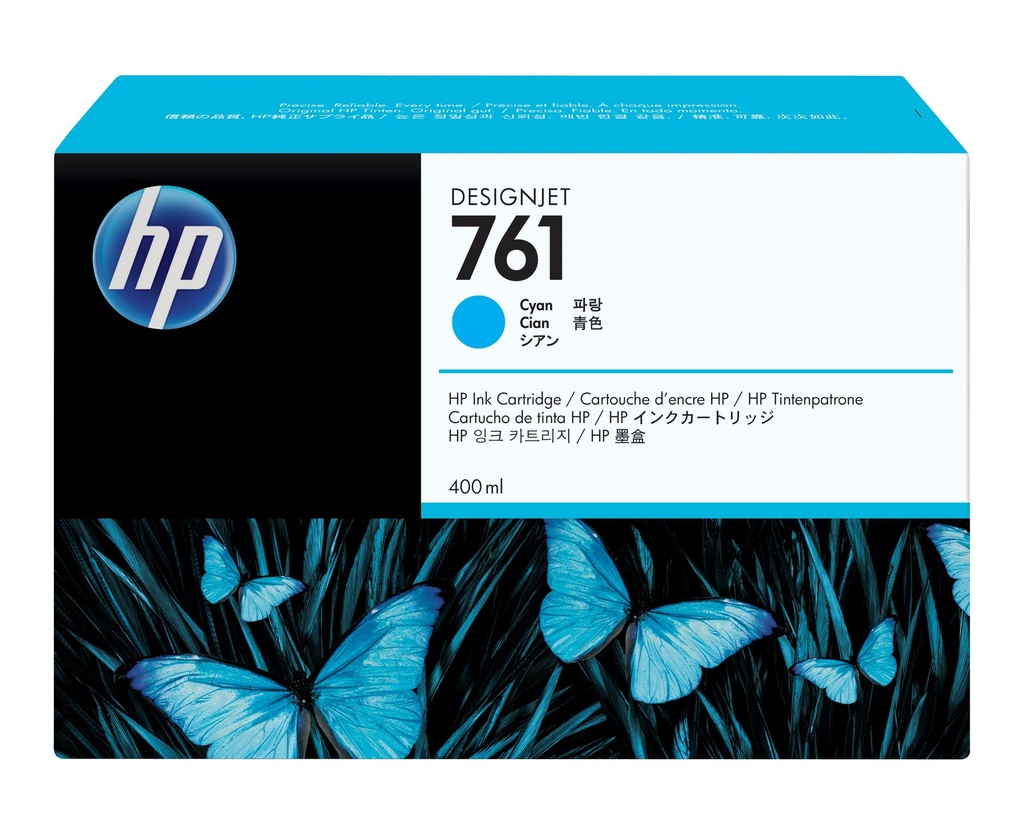 [13707] [CM994A] HP Designjet T7100 Cartucho Cian nº761 400ml