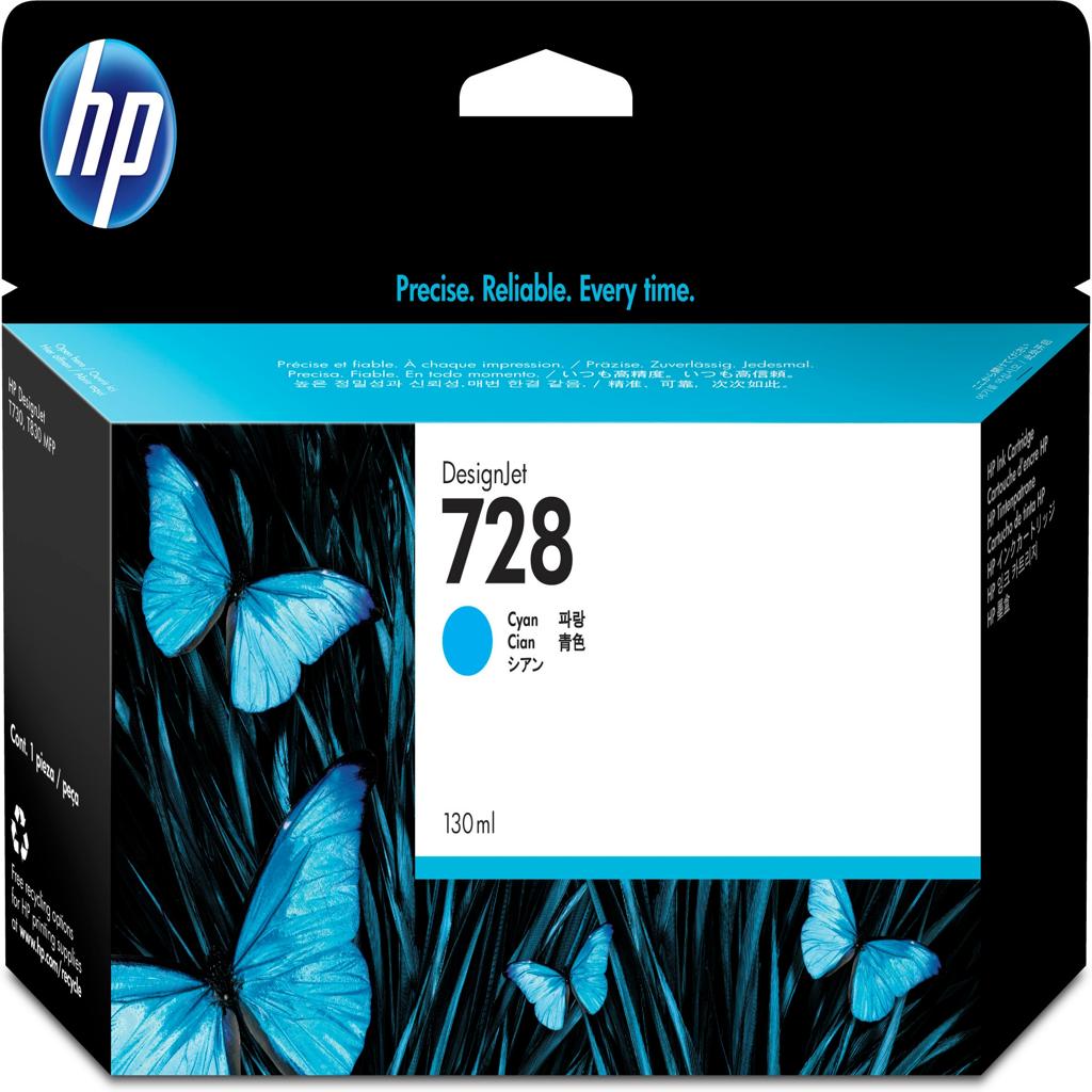 [32232] [F9J67A] HP DesignJet T730 Cartucho Cian Nº728