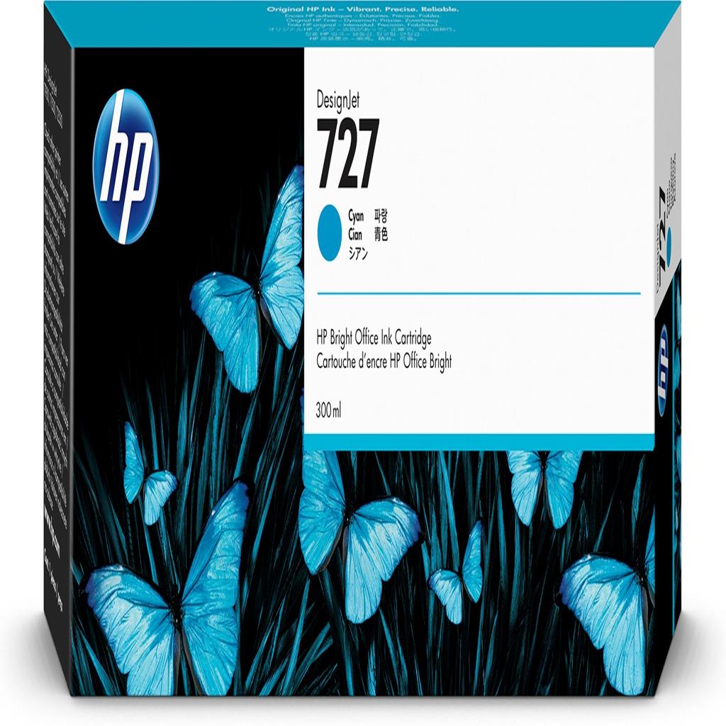 HP DesignJet T1500/T920 Cartucho Cian Nº727 300ml