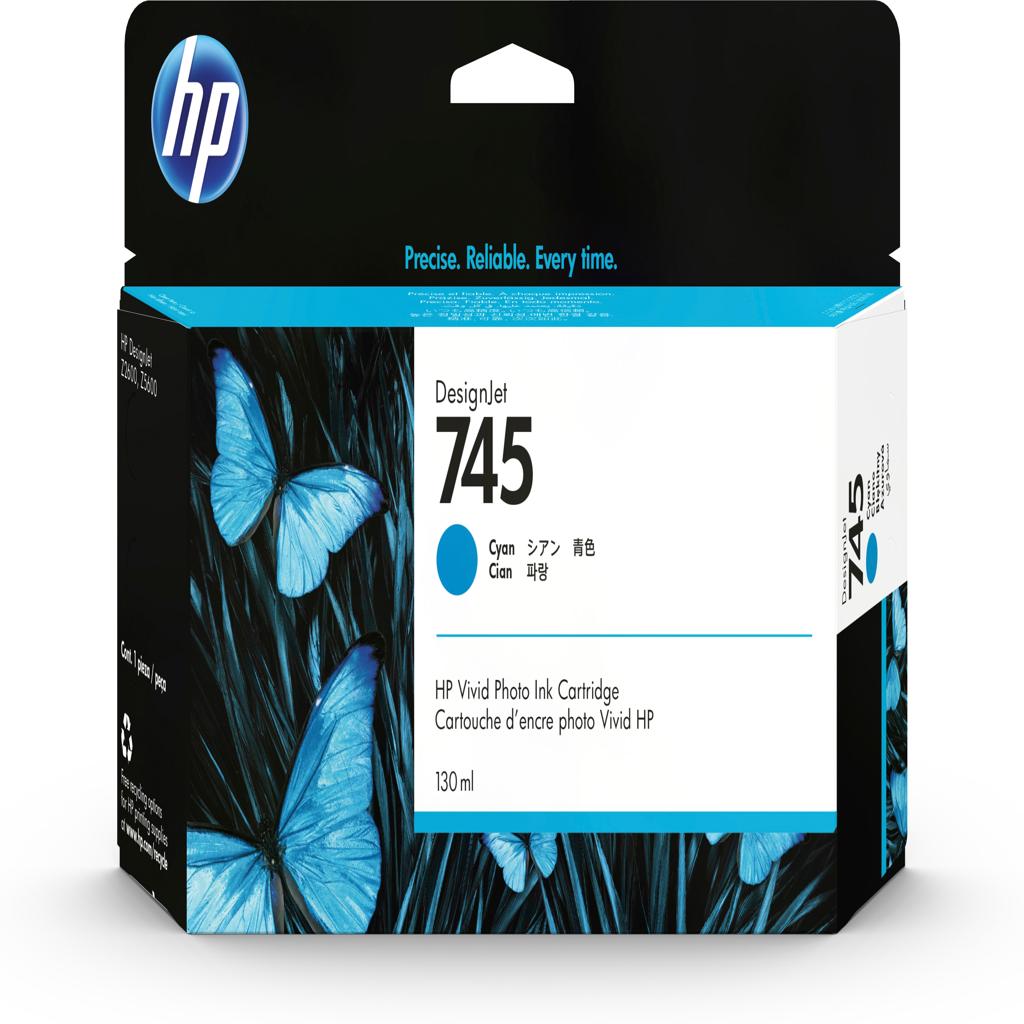 [32548] [F9J97A] HP DesignJet 745 Cartucho Cyan 130ml