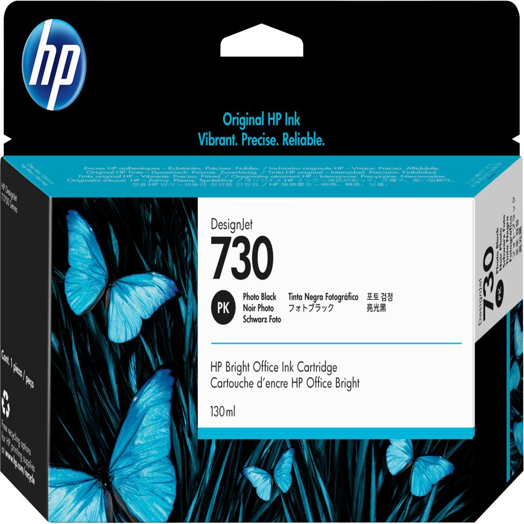 HP nº730 130-ml Photo Black Ink Crtg
