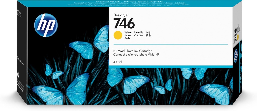 [32796] [P2V79A] HP nº746 300-ml Yellow Ink Cartridge