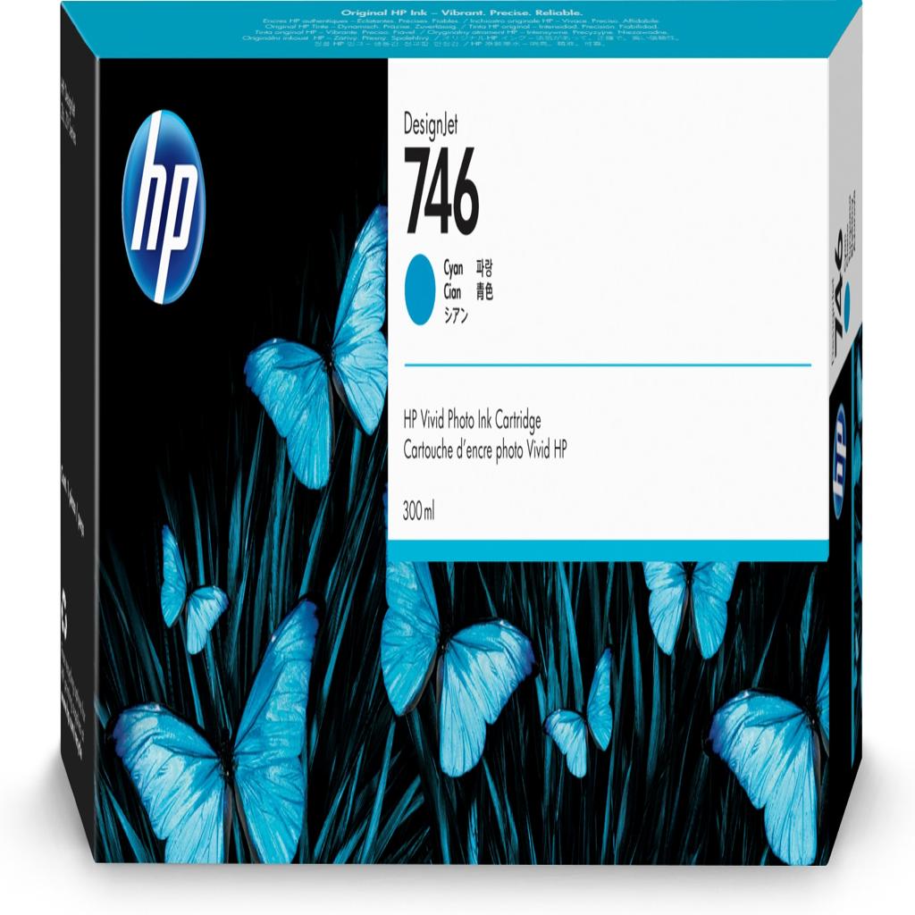 [32797] [P2V80A] HP nº746 300-ml Cyan Ink Cartridge