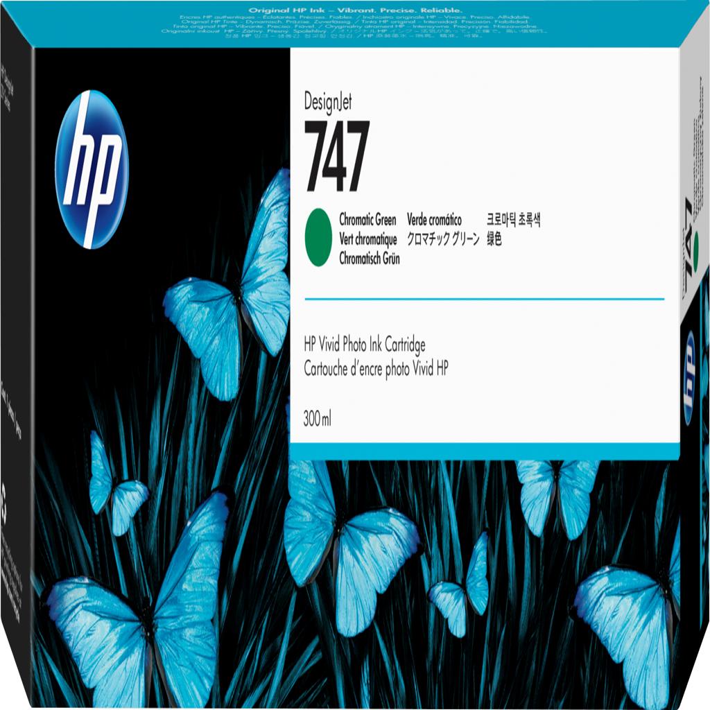 [32801] [P2V84A] HP nº747 300-ml Chromatic Green Ink Cartridge