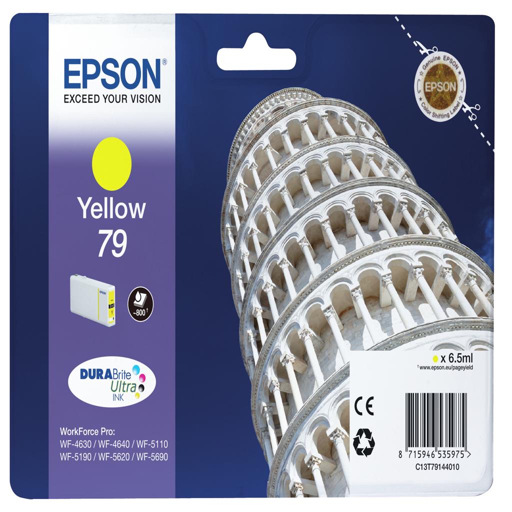 Epson Cartucho Amarillo L 900 paginas WorkForce Pro WF-5xxx Series nº79