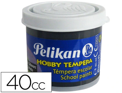 [7898] Tempera hobby 40 cc negro -n.11
