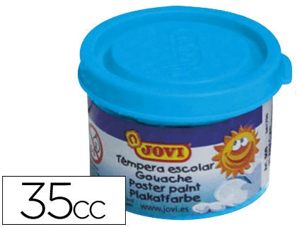[7876] Tempera jovi 35 ml azul cyan