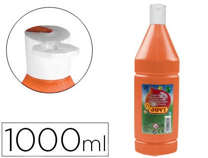 [57428] Tempera liquida jovi escolar 1000 ml naranja