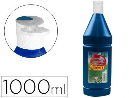 [57423] Tempera liquida jovi escolar 1000 ml azul ultramar