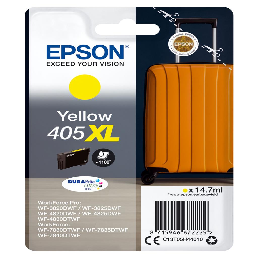 [40668] [C13T05H44020] EPSON Singlepack Yellow 405XL DURABrite Ultra Ink