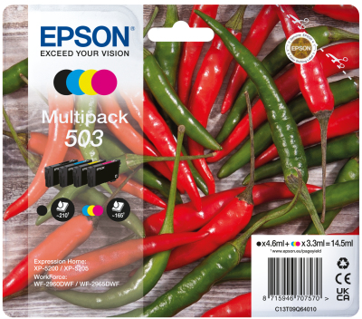 [48701] [C13T09Q64020] EPSON Multipack 4 colores 503