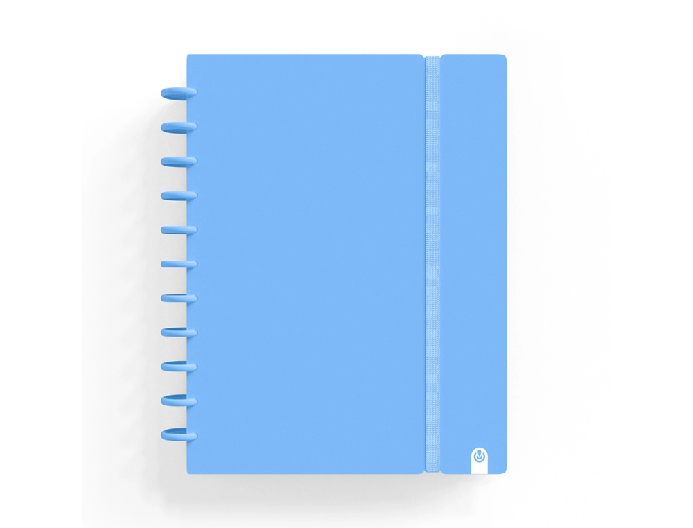 [170607] Cuaderno carchivo ingeniox foam a5 80h cuadricula azul pastel