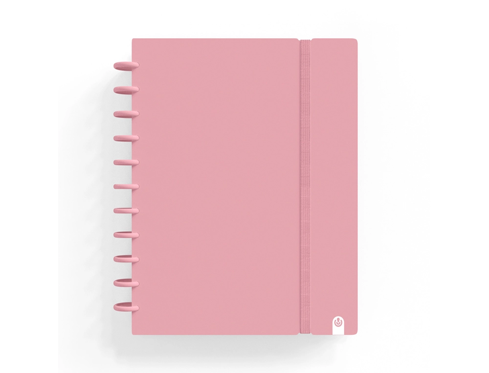 [170606] Cuaderno carchivo ingeniox foam a5 80h cuadricula rosa pastel