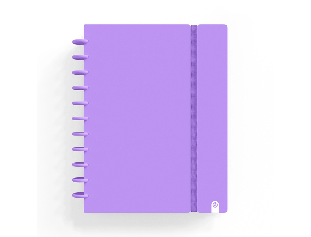[170591] Cuaderno carchivo ingeniox foam a4 80h cuadricula violeta