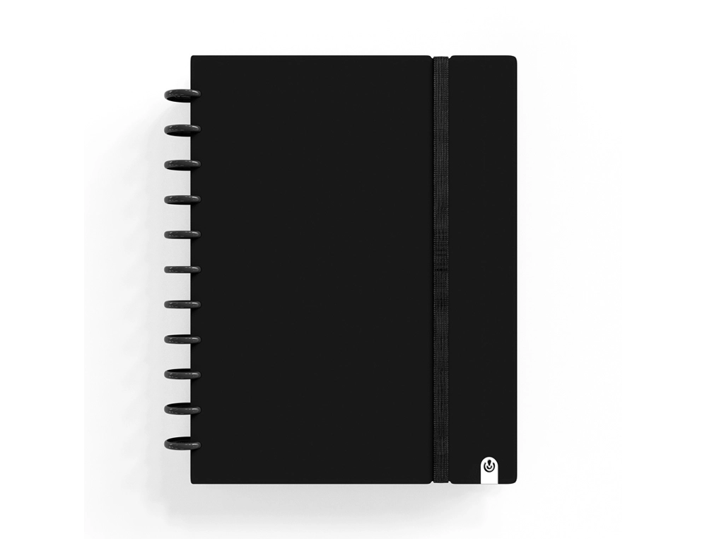 [170588] Cuaderno carchivo ingeniox foam a4 80h cuadricula negro