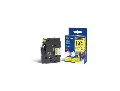 [503692] Cinta para etiquetadores brother cinta rotuladora amarillo/ negro 18