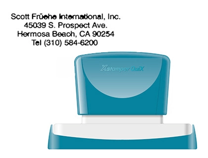 [152182] Sello x'stamper quix personalizable color negro medidas 28x78 mm q-24