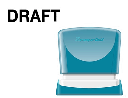 [152175] Sello x'stamper quix personalizable color negro medidas 11x40 mm q-10