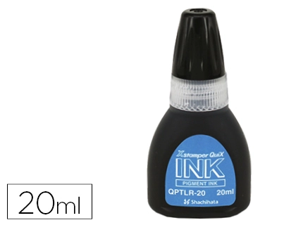 [152230] Tinta x'stamper quix para sellos negra bote de 20 ml
