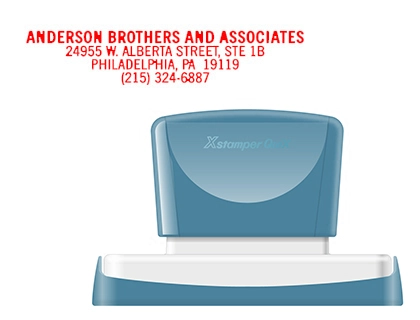 [152211] Sello x'stamper quix personalizable color rojo medidas 16x83 mm q-26