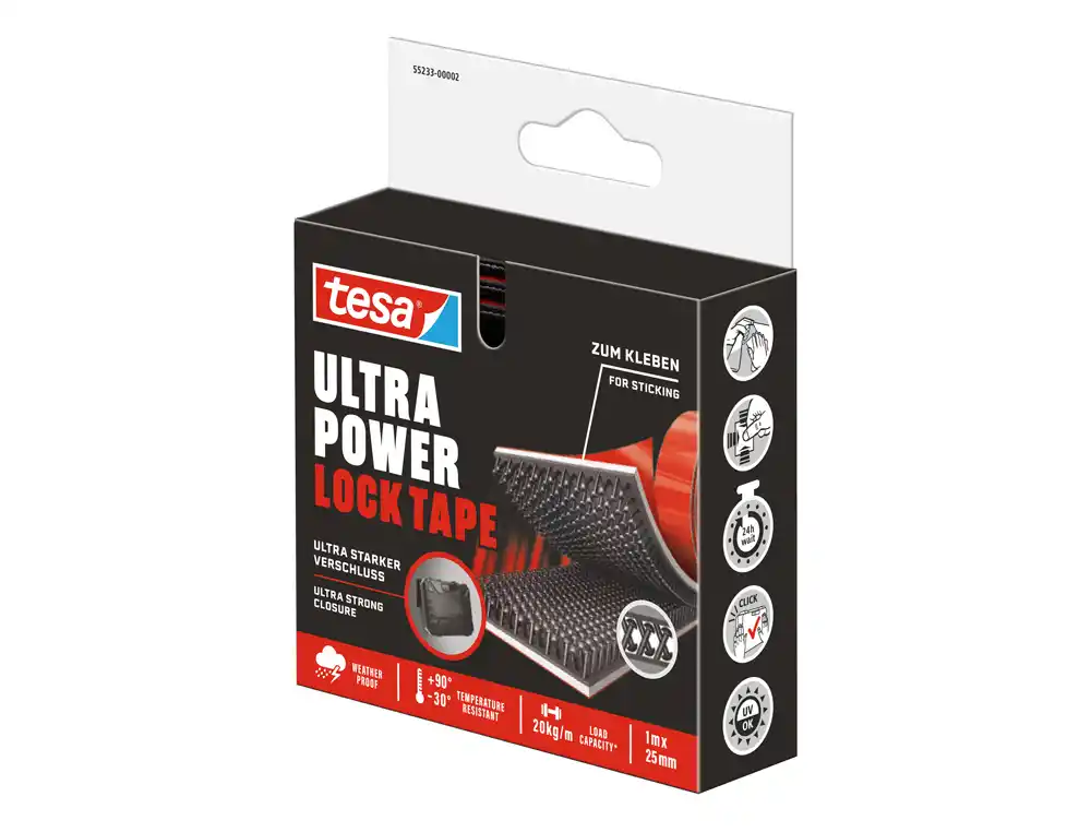 [173407] Cinta adhesiva tesa ultra power lock tape 1 m x 25 mm