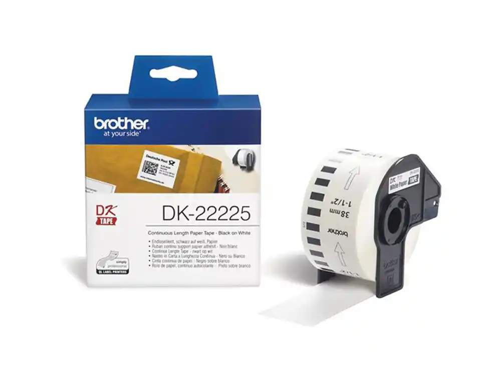 [248791] Cinta continua de papel termico blanca 38 mm x 30,48 m