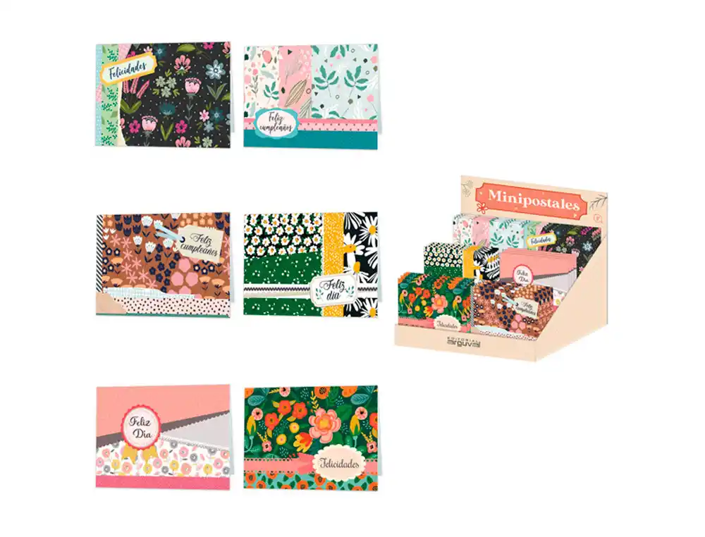 [239382] Mini postal arguval mujer 127x89 mm