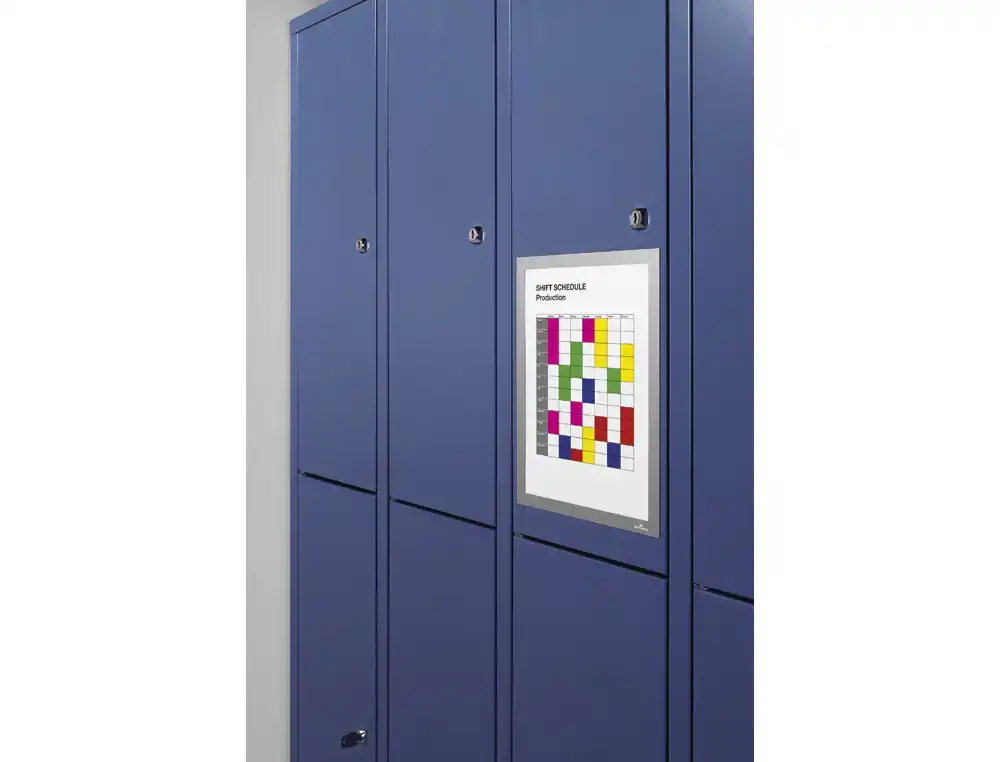 [175467] Marco porta anuncios durable duraframe magnetico din a4 color azul