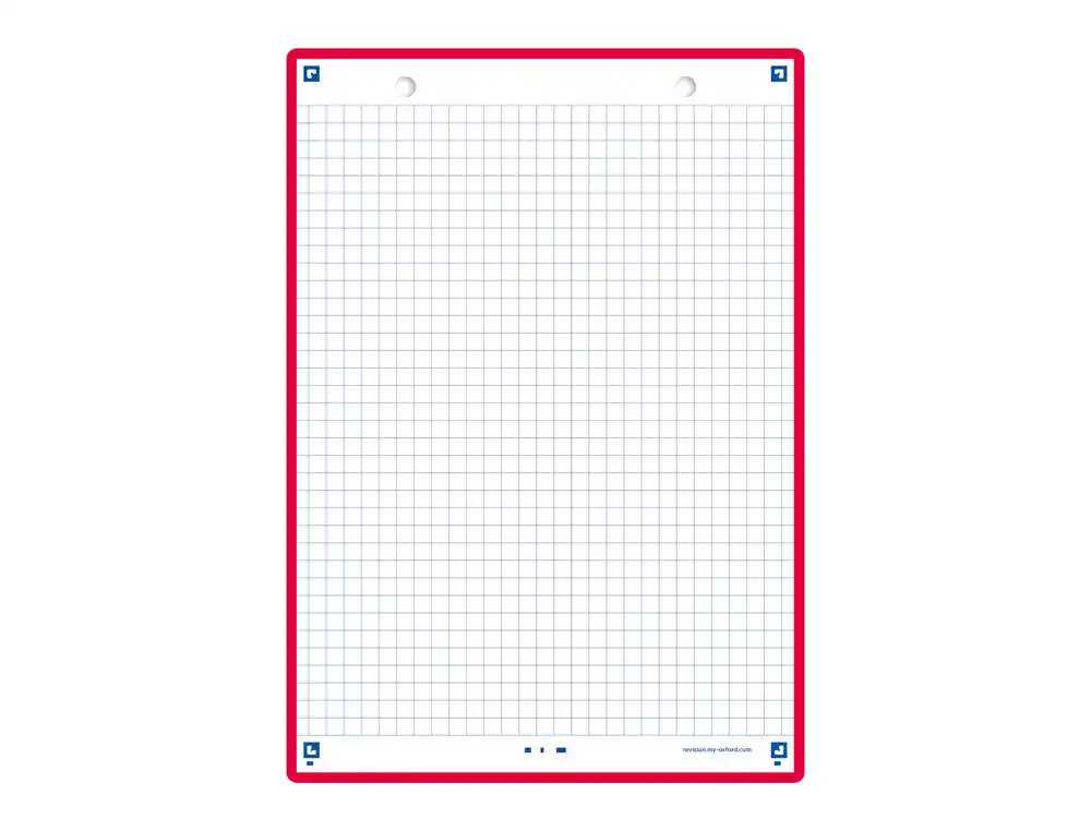 [175896] Ficha de revision oxford flashcards 2.0 148x210 mm 250 g cuadricula 5mm color rojo paquete de 30 unidades