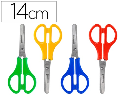 [18626] Tijera liderpapel ps-52-d con funda 14 cm colores surtidos