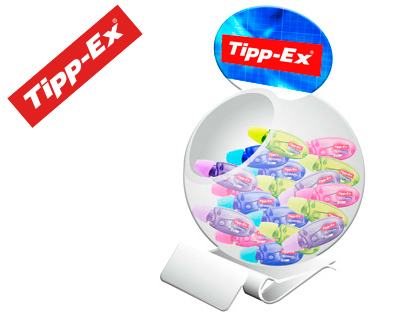 [54291] Corrector tipp-ex micro tape twist 5 mm x 8 m expositor de 60 unidades