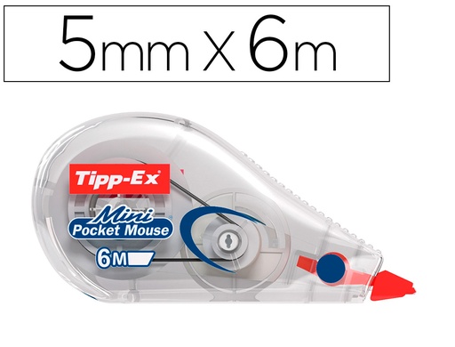 [24466] Corrector tipp-ex cinta mini mouse 5 mm x 6 mt