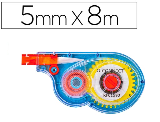 [21776] Corrector q-connect cinta blanco 5 mm x 8 mt