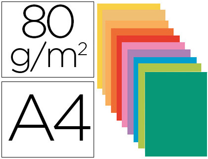 [72613] Subcarpeta papel exacompta din a4 colores surtidos 80 gr