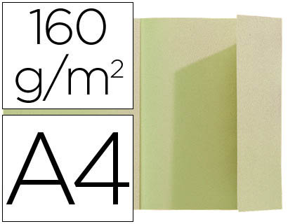 [72594] Subcarpeta exacompta din a4 verde 160g/m2 con solapa interior
