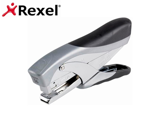 [166532] Grapadora rexel de tenaza squale 56 metalica capacidad de grapado 25 hojas usa grapas 24/6 y 26/6 color