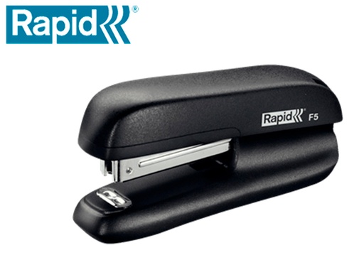 [166497] Grapadora rapid f5 mini plastico capacidad de grapado 10 hojas usa grapas n 10 color negro